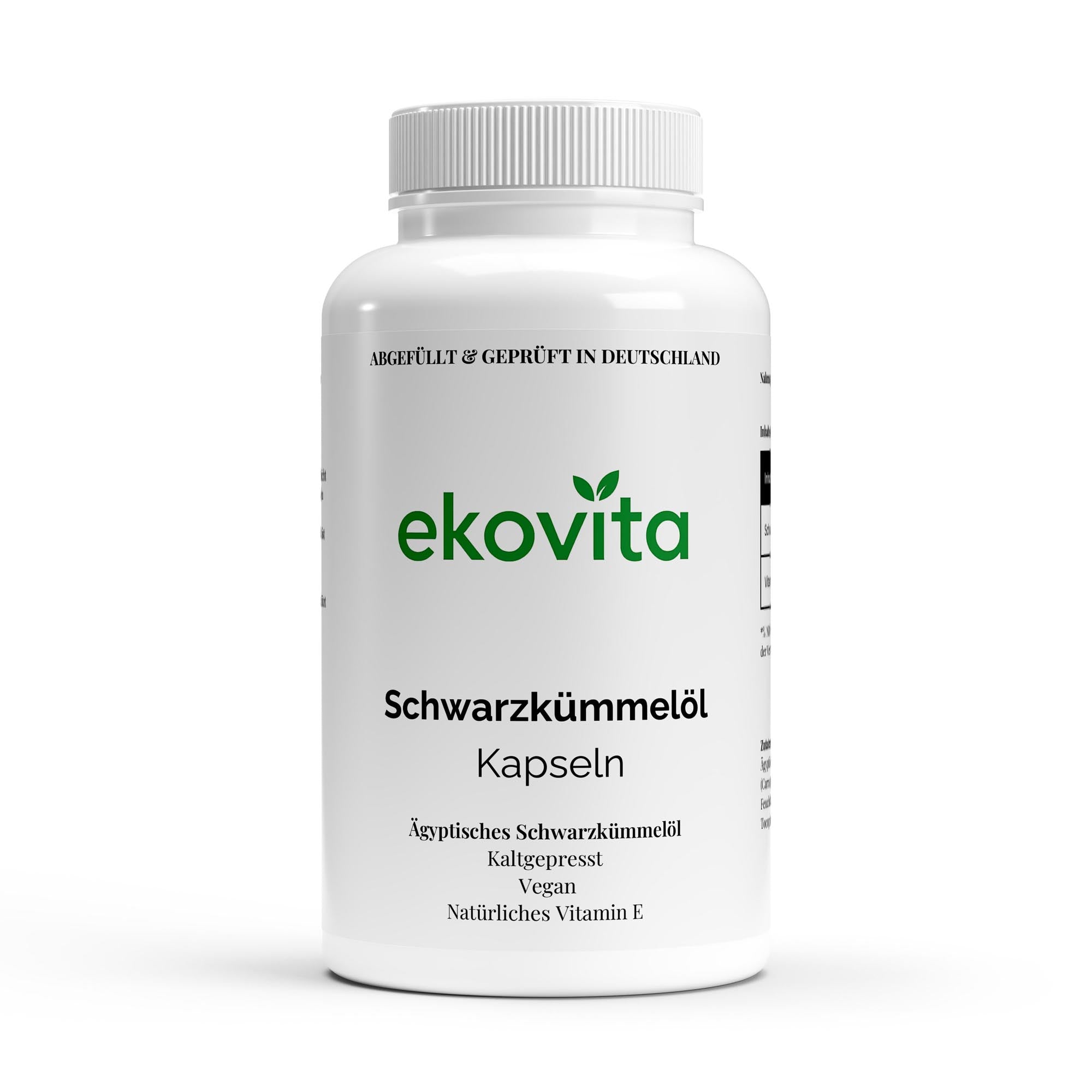 Ägyptisches Schwarzkümmelöl - 240 vegane Softgels