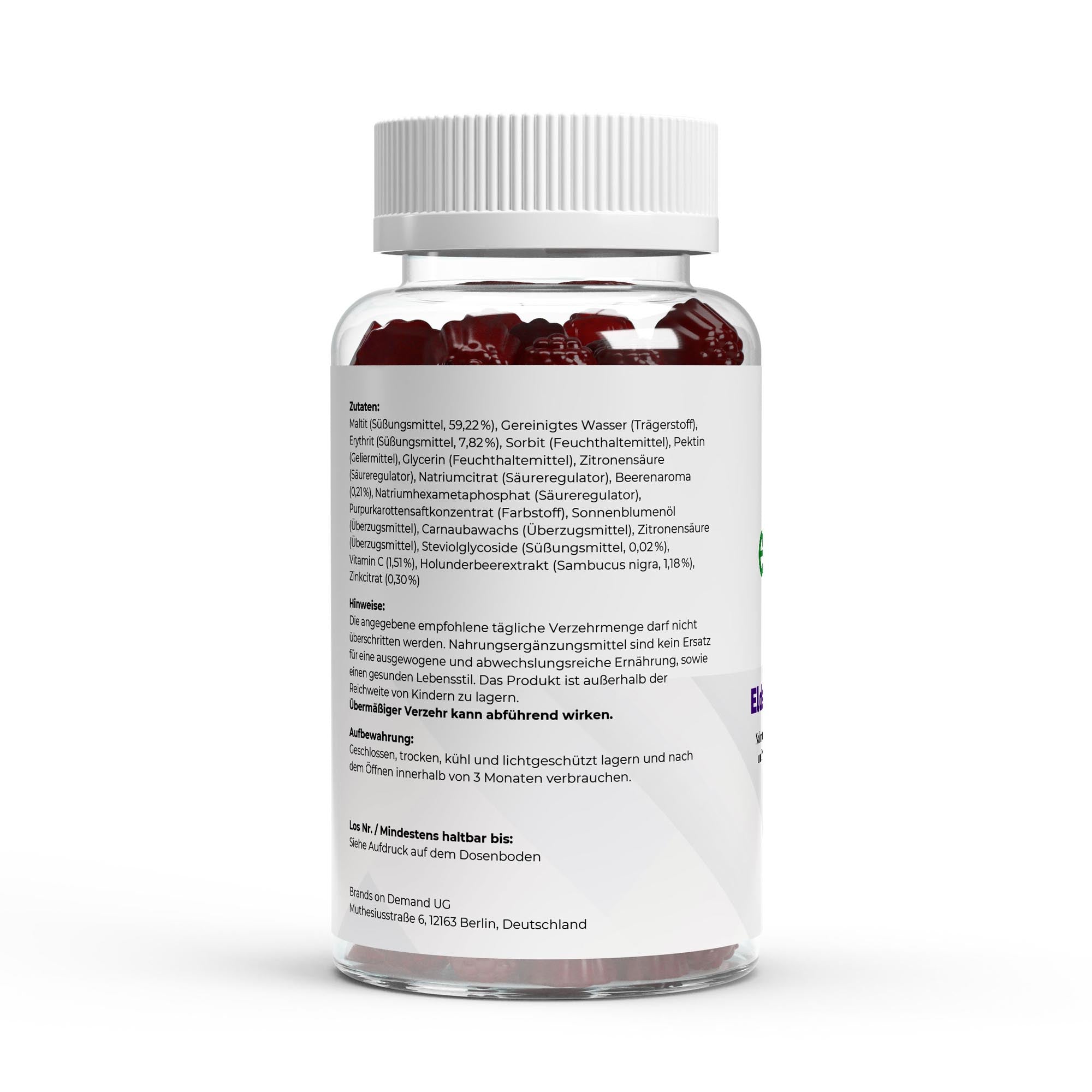 Elderberry + Vitamin C + Zink Gummies - 60 Stk.