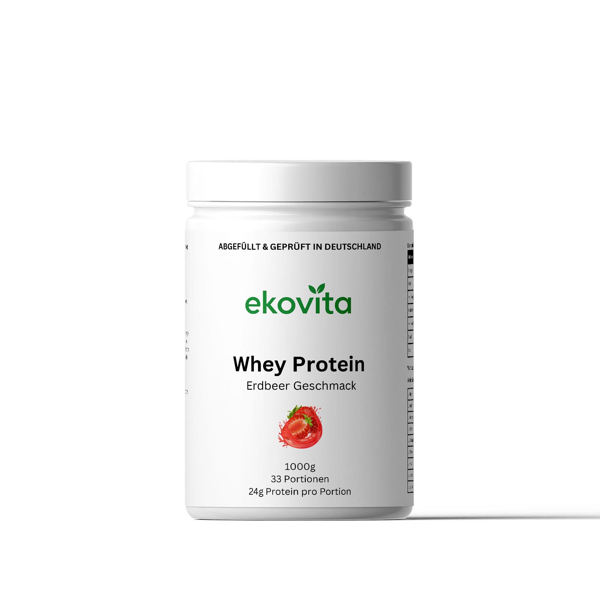 Premium Whey Protein Erdbeere - 1.000g