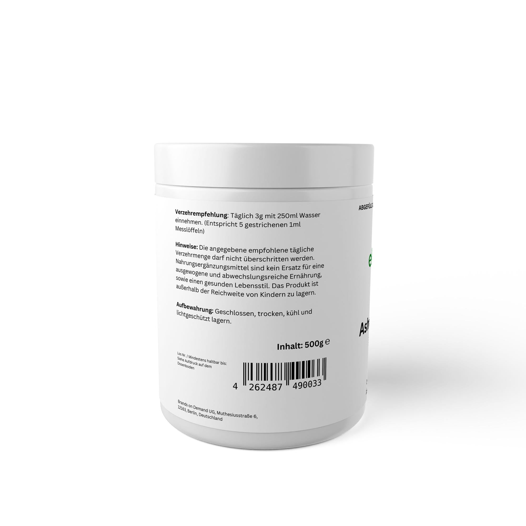 Ashwagandha Pulver - 500g