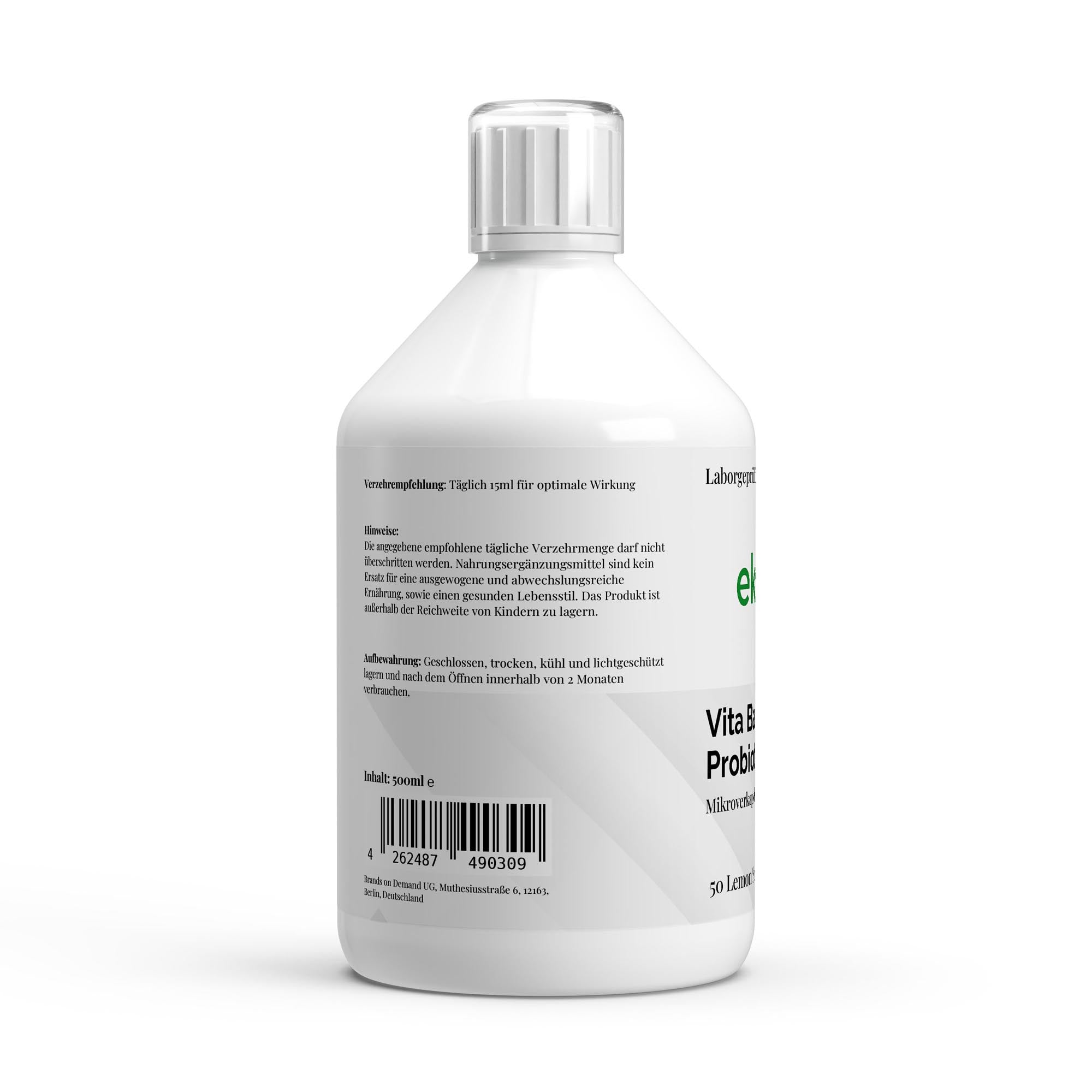 Vita Balance PLUS+ Probiyotik Karışımı - mikrokapsüllenmiş - Limon - 500ml