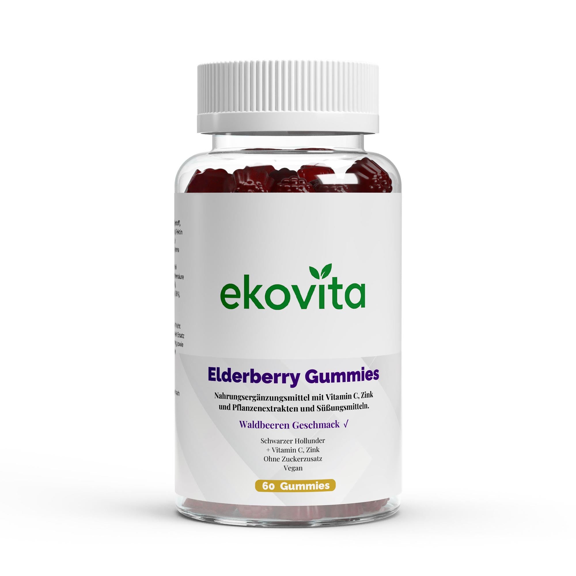 Elderberry + Vitamin C + Zink Gummies - 60 Stk.