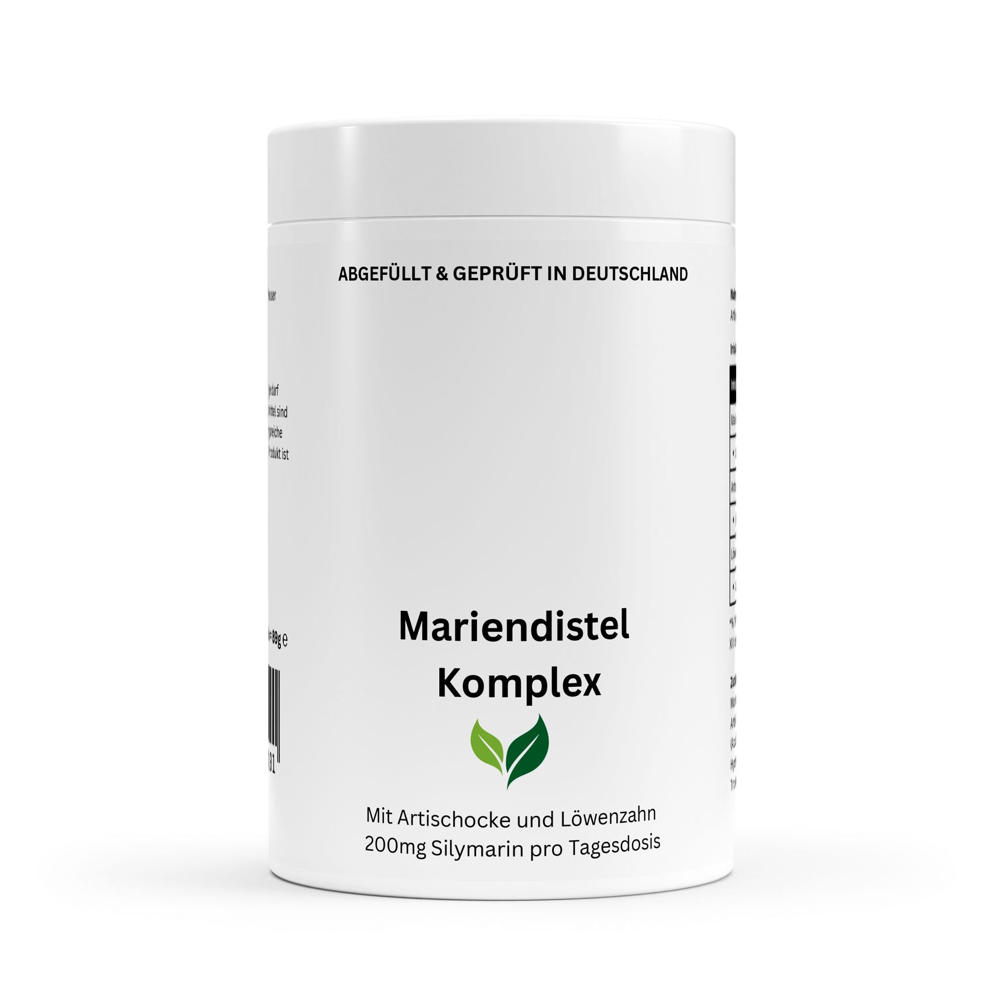 Mariendistel Artischocke Löwenzahn Komplex - 120 Kapseln