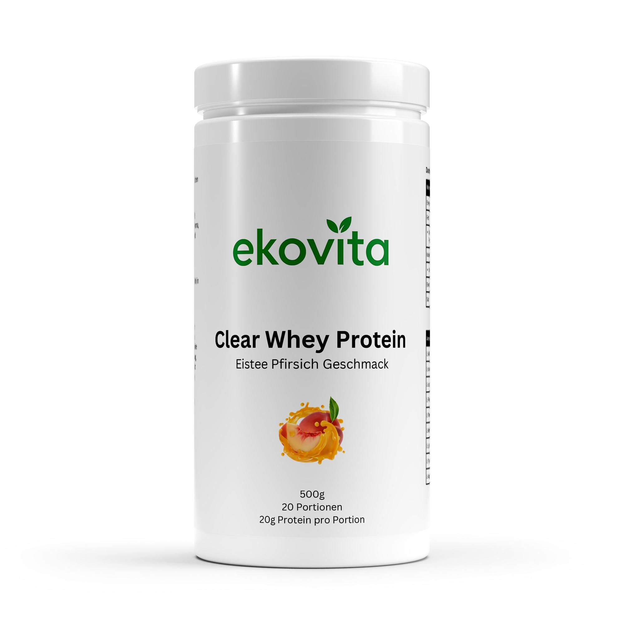 Clear Whey Protein Eistee Pfirsich - 500g