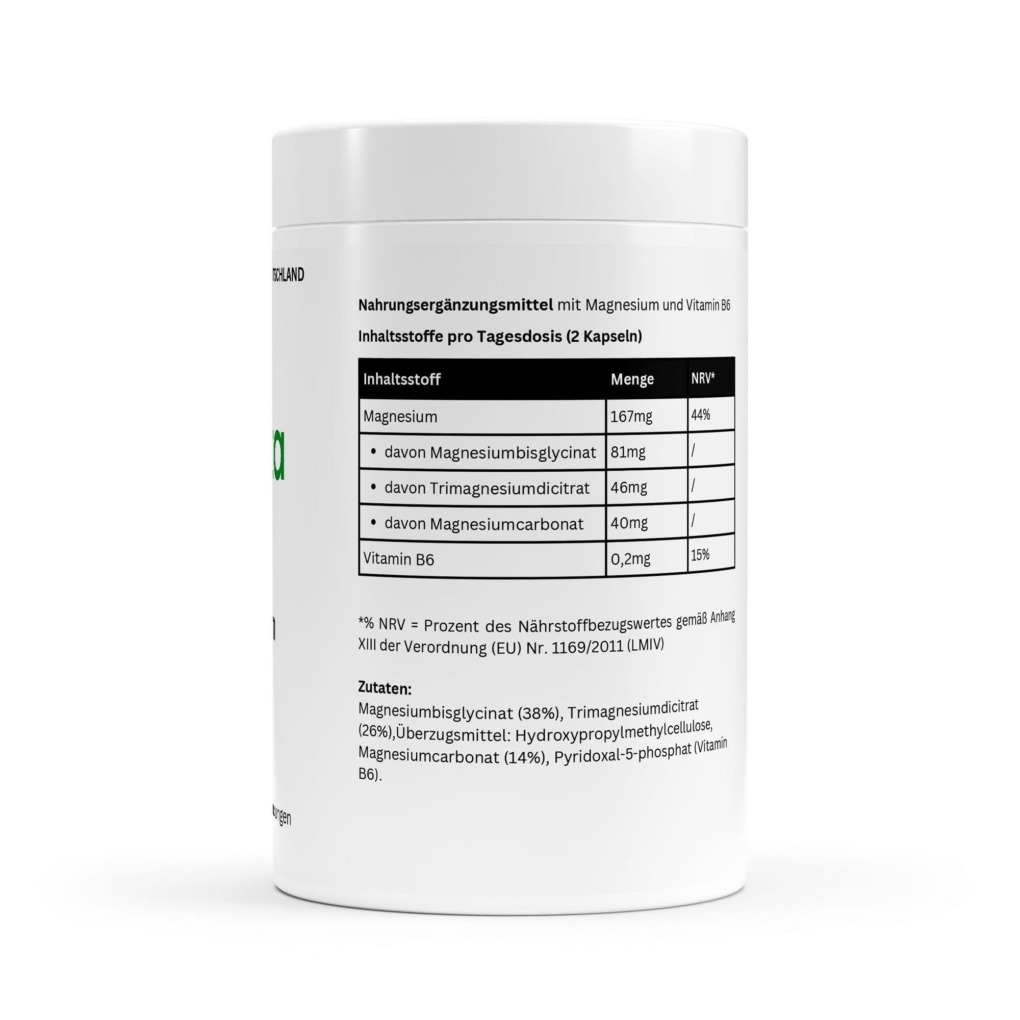 Magnesium Komplex + Vitamin B6 - 90 Kapseln