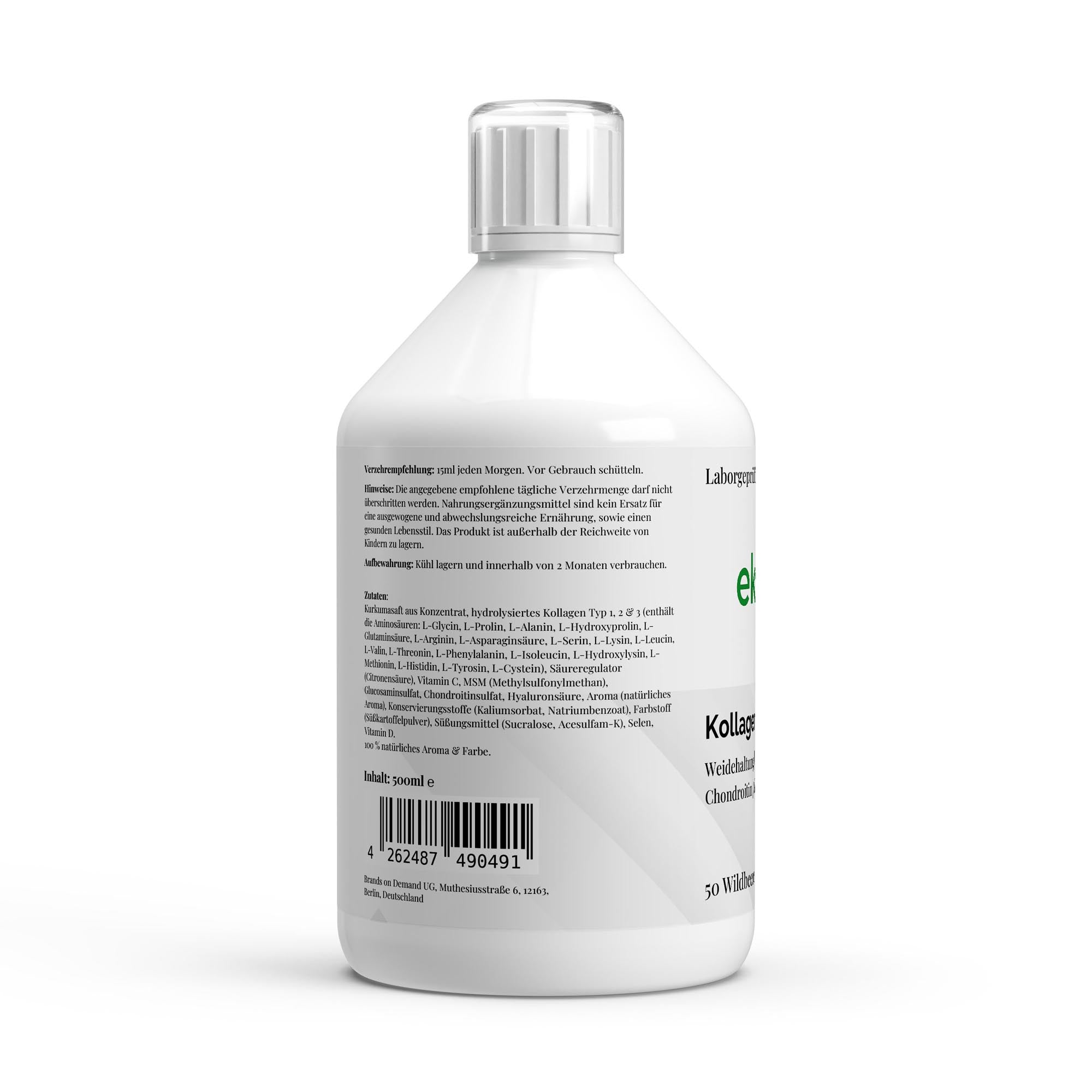 Kollagen Support PLUS+ Shots - Wild Berry - 500ml
