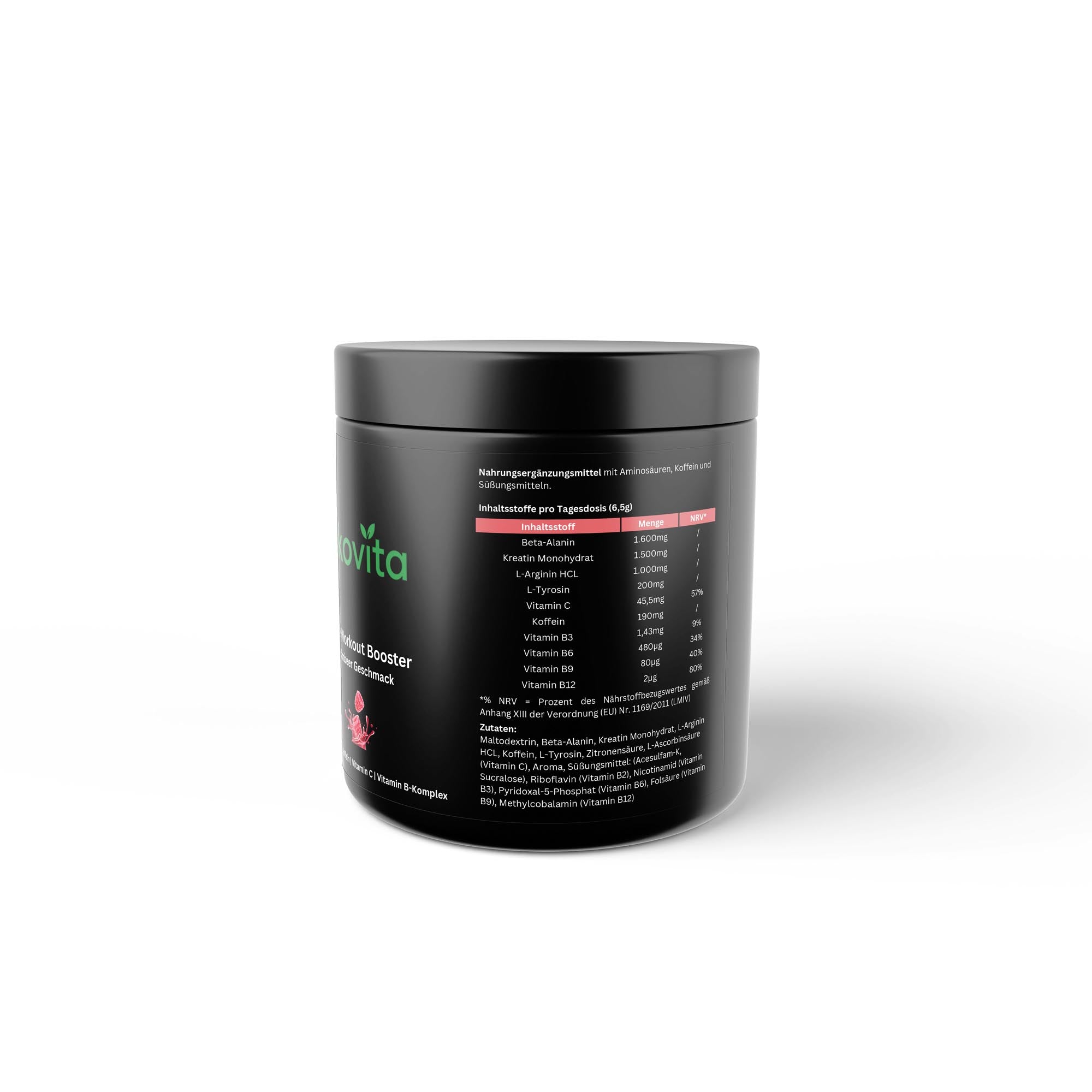 Pre-Workout Booster Himbeere - 520g