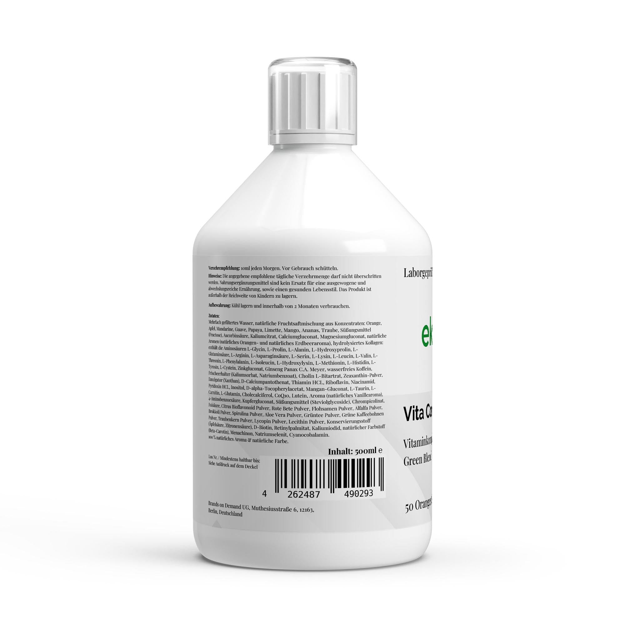 Vita Complete PLUS+ Shots - Fresh Orange - 500ml
