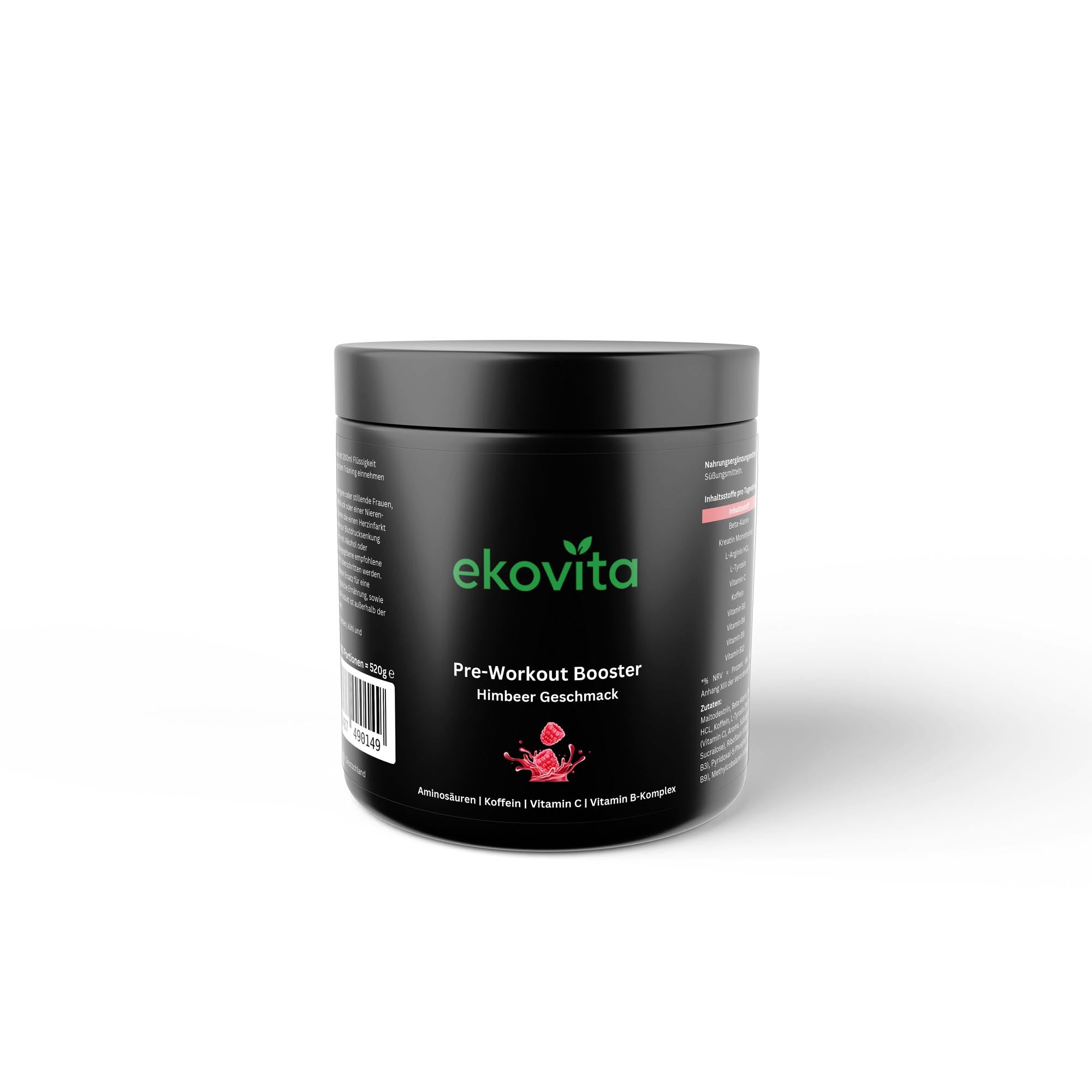 Pre-Workout Booster Himbeere - 520g