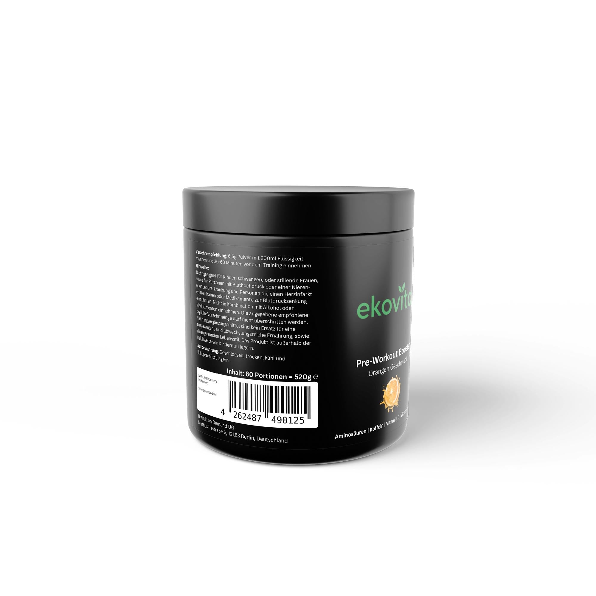 Pre-Workout Booster Orange - 520g
