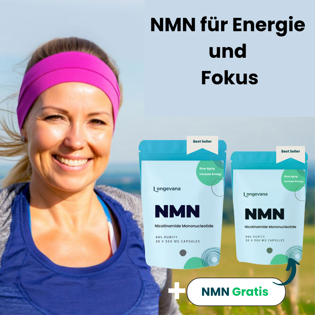 Nahaufnahme der NMN Kapseln, die eine gesunde Lebensweise fördern.