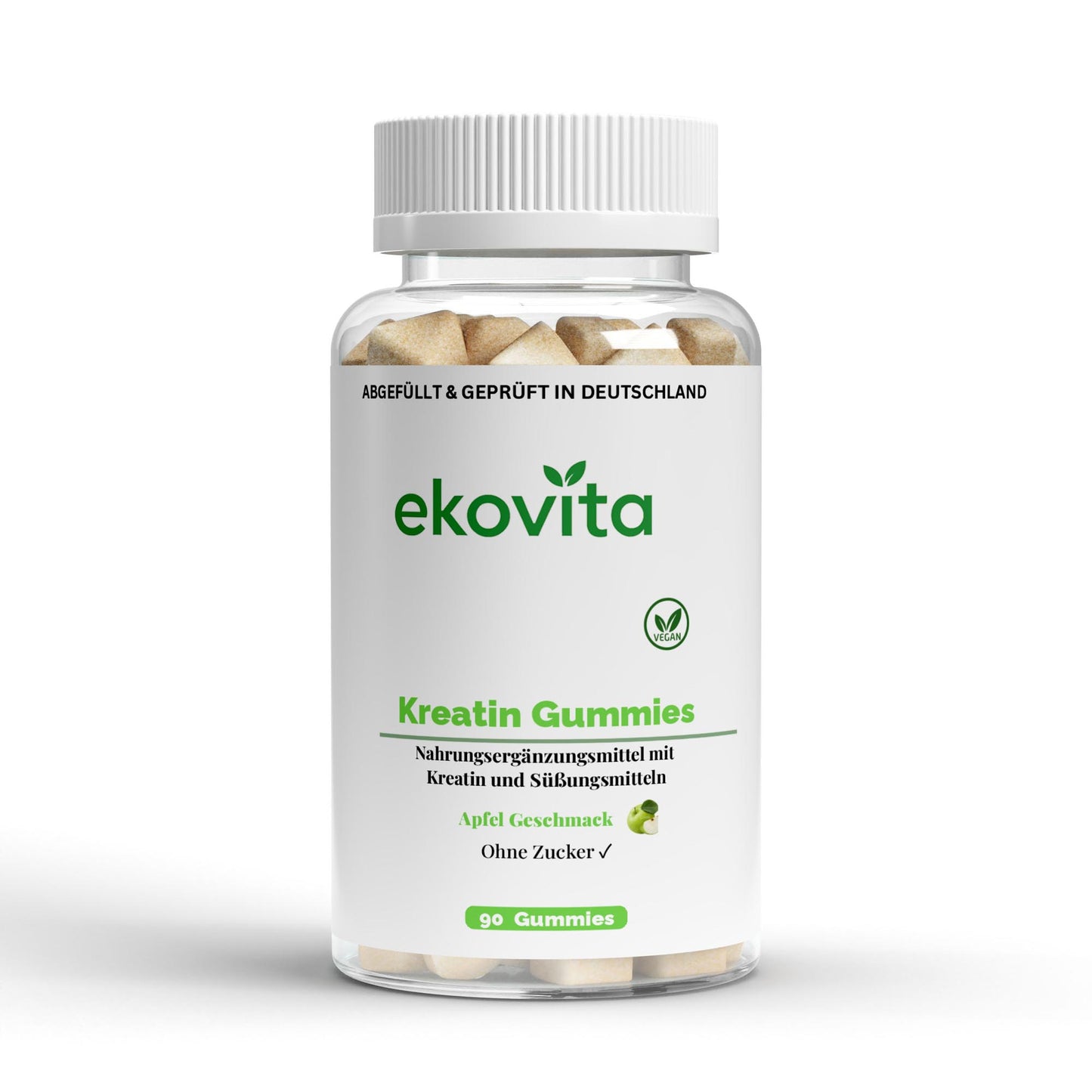 Kreatin Gummies von ChanceToBrand in einer kraftvollen Packung, vegan und laborgeprüft für Fitnessbegeisterte.