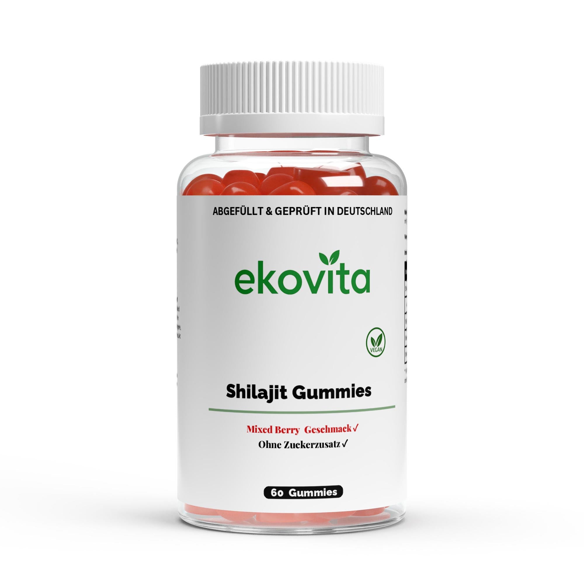 Premium Shilajit Gummies von ChanceToBrand mit Vitamin C und B12 für mehr Energie und Wohlbefinden.