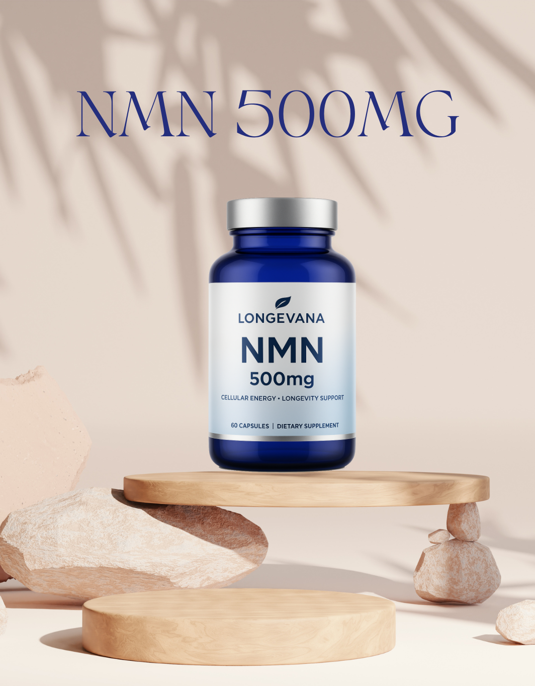 Person öffnet die Verpackung von Longevana NMN 500mg für die tägliche Einnahme