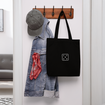 Detailansicht des ekovita Heavyweight Stoffbeutels, der umweltfreundlich aus recyceltem Material gefertigt ist.