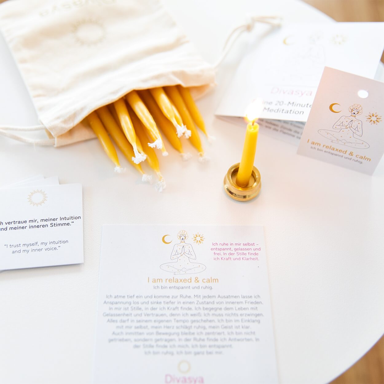 20-Minuten-Kerzen  | I am loved & grateful