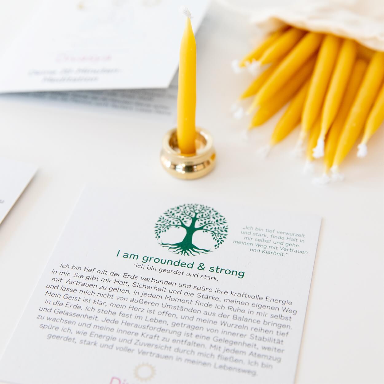 20-Minuten-Kerzen | I am balanced & aligned