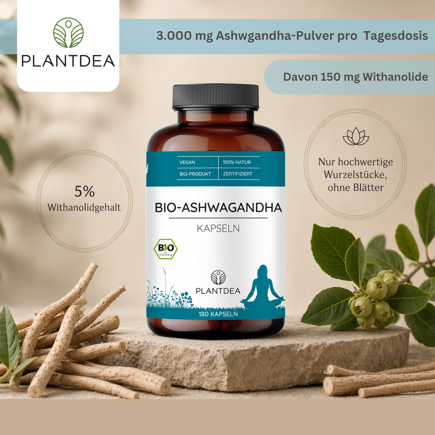 Bio Ashwagandha Kapseln