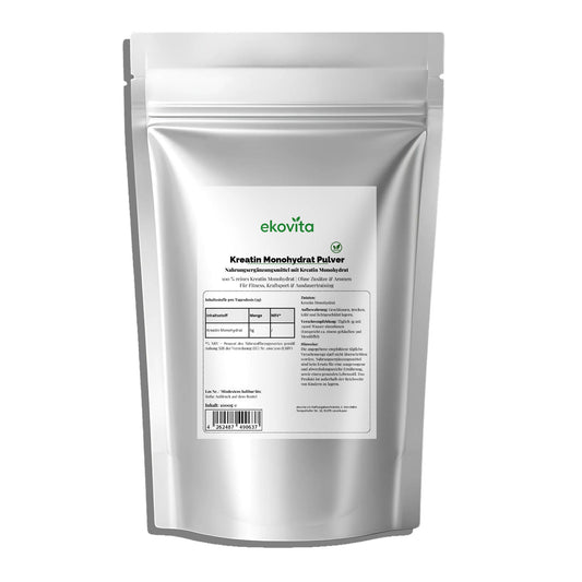 Kreatin Monohydrat 1000g Doypack in Premium Qualität für sportliche Leistungssteigerung