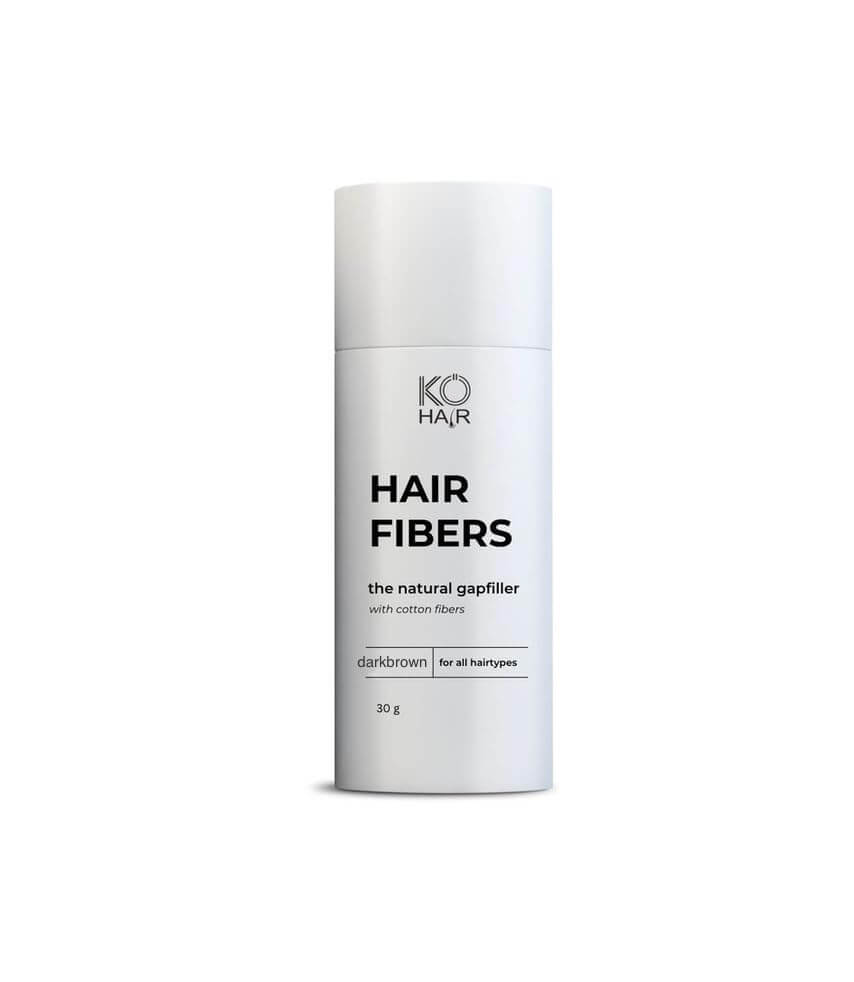 KÖ-HAIR FIBERS 30g Haarverdichter in eleganter Verpackung für volles und gesundes Haar.