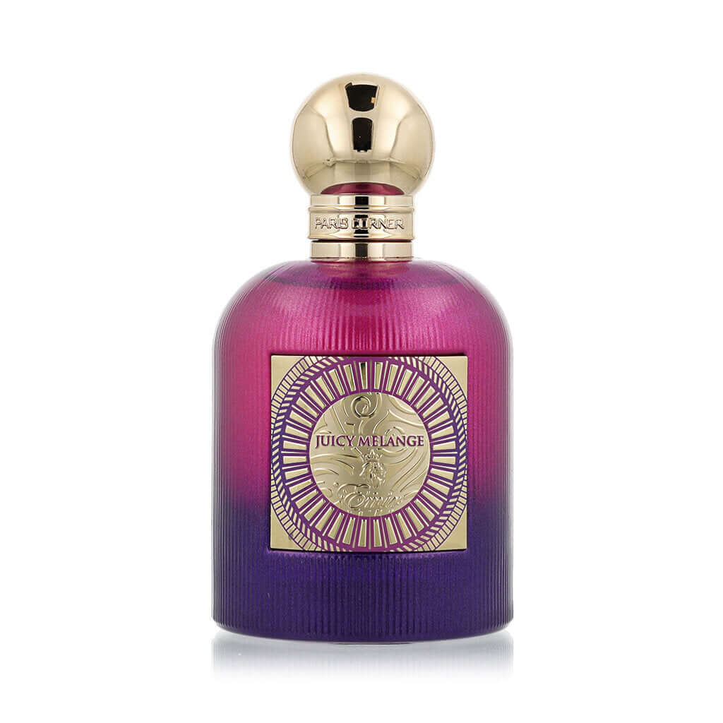Paris Corner Emir Juicy Melange Eau de Parfum in eleganter Flasche, fruchtiger Duft für moderne Frauen.