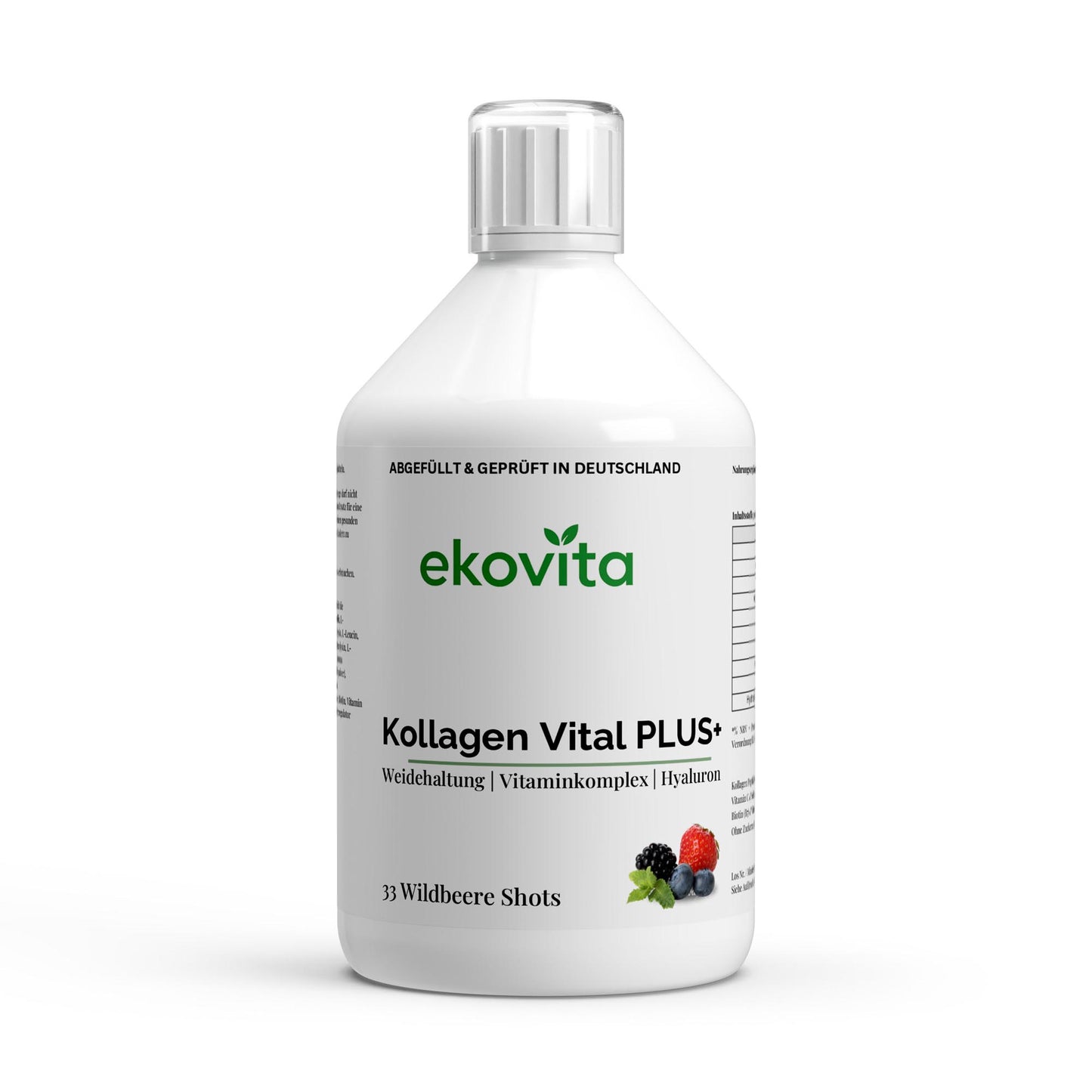 Veganer Kollagen Shots von ChanceToBrand mit Hyaluronsäure, ideal als Schönheitsbooster.