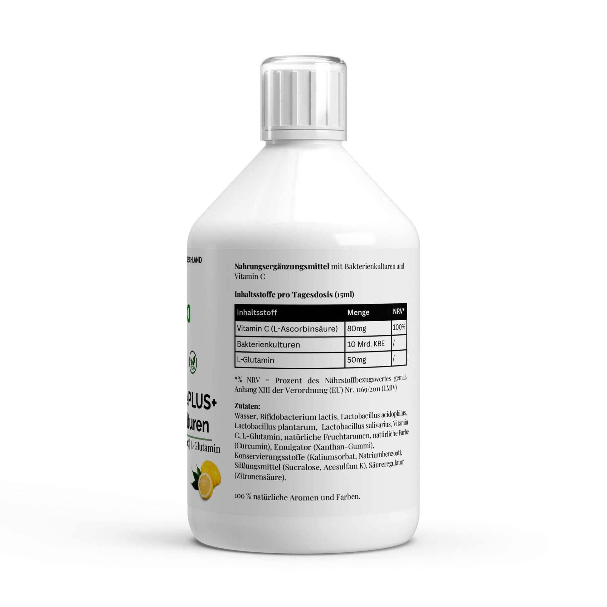 Detailansicht der Vita Balance Plus Kapseln, mikroverkapselt für optimale Darmgesundheit.