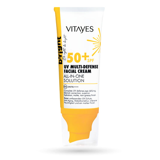 Hydra Defense SPF 50+ Sonnencreme für ultimativen UV-Schutz im ekovita Premium Design.