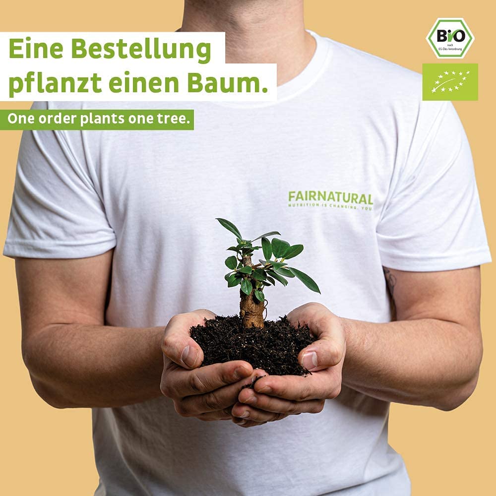 Anwendung der Algenöl Kapseln von ekovita, reich an Vitamin B12 für vegane Ernährung.