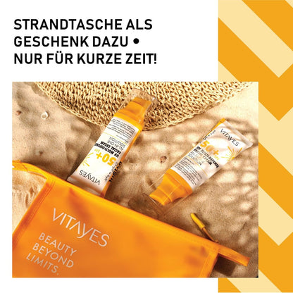 Anwendung der Hydra Defense Sonnencreme auf der Haut, schützt effektiv vor UV-Strahlen.