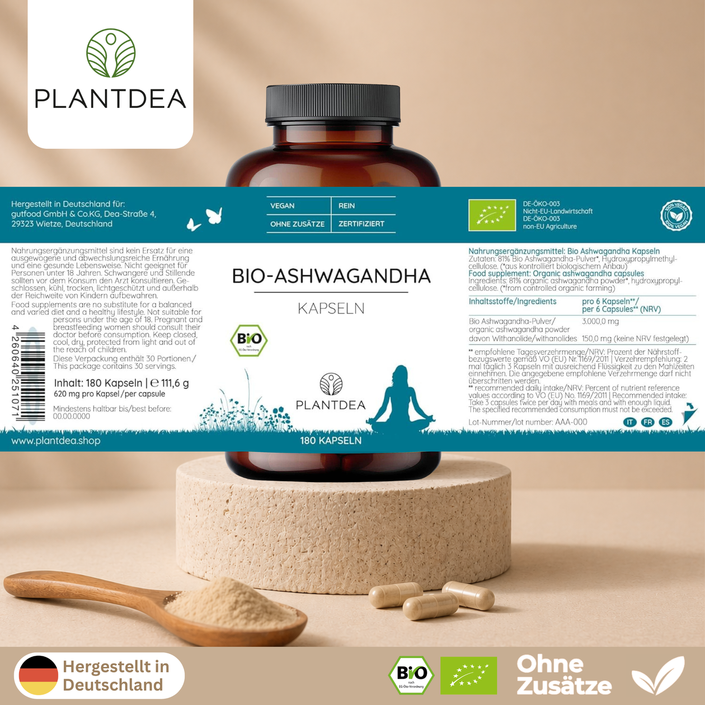 Bio Ashwagandha Kapseln