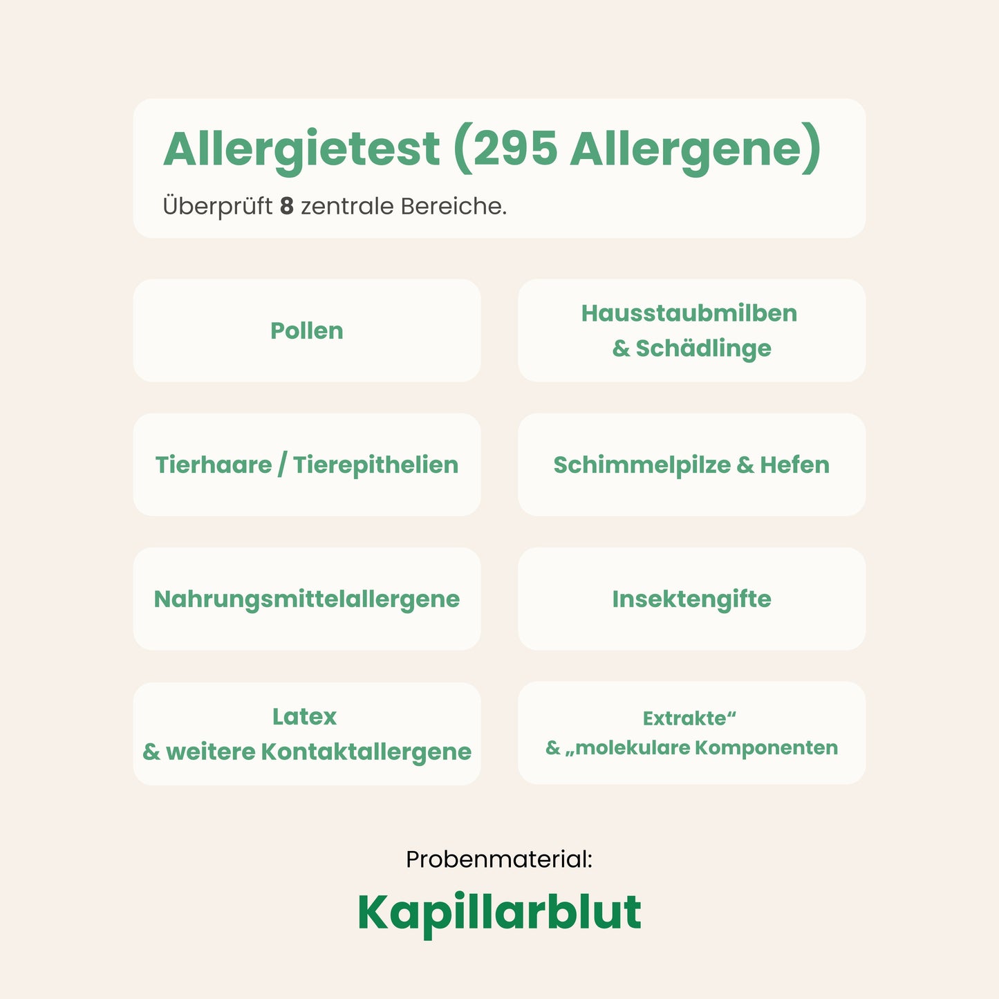 Allergietest (295 Allergene)