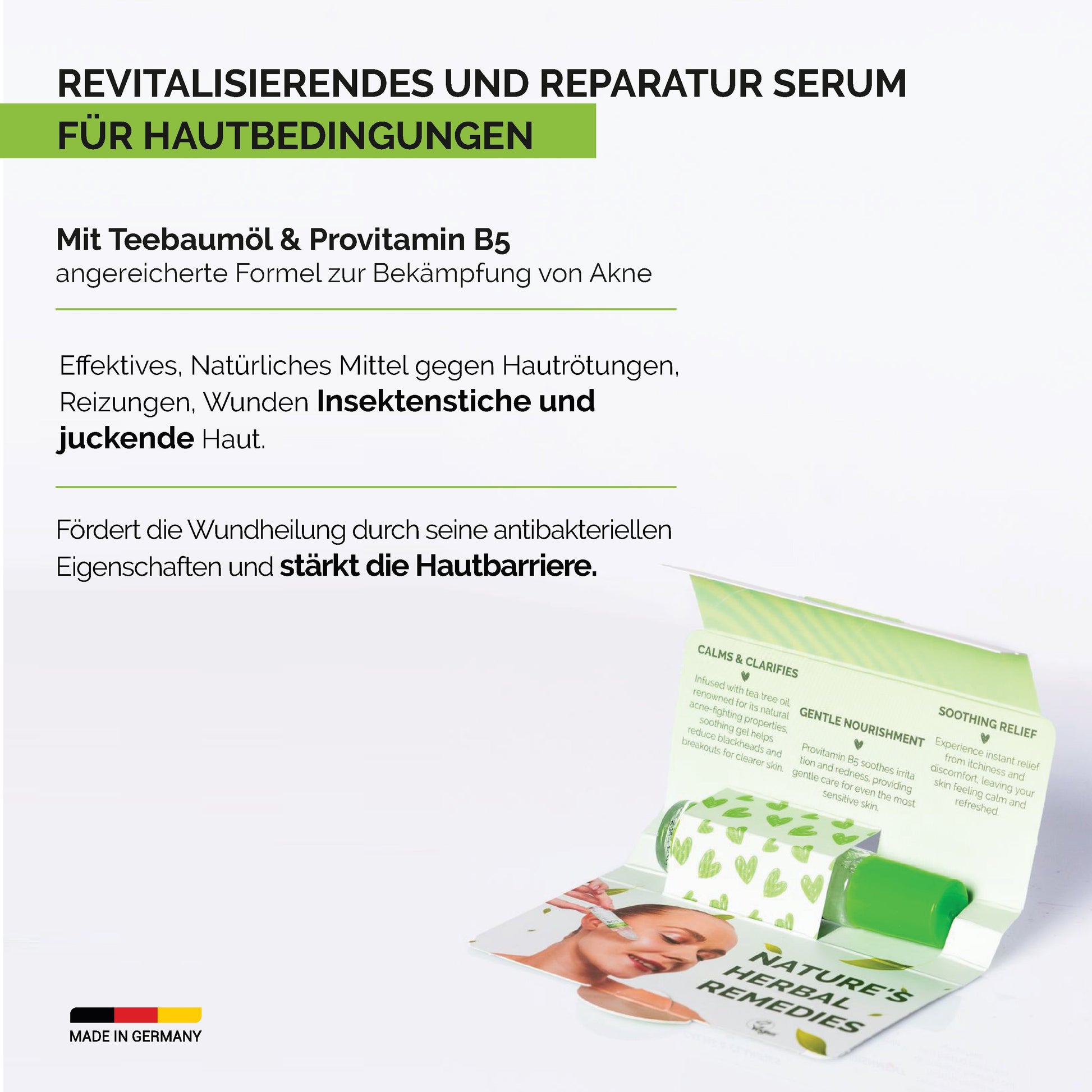 Teebaumöl Roll-On von ekovita, optimal zur Behandlung von unreiner Haut