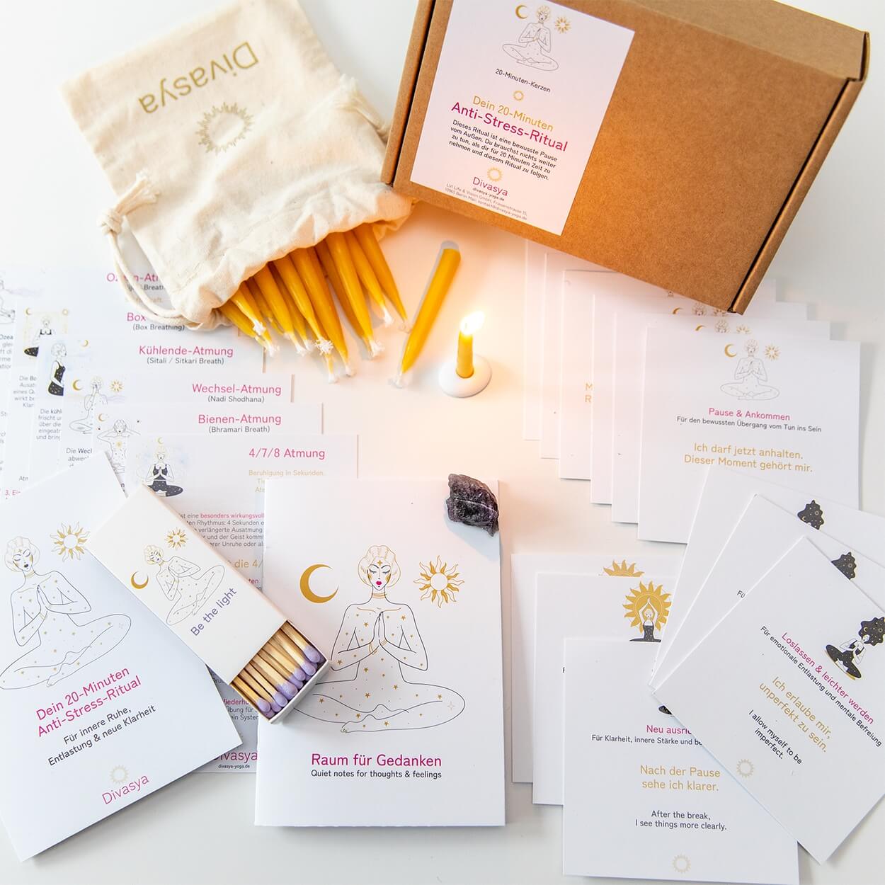 Anti Stress Geschenkset | 20-Minuten Ritual für Ruhe & Entspannung