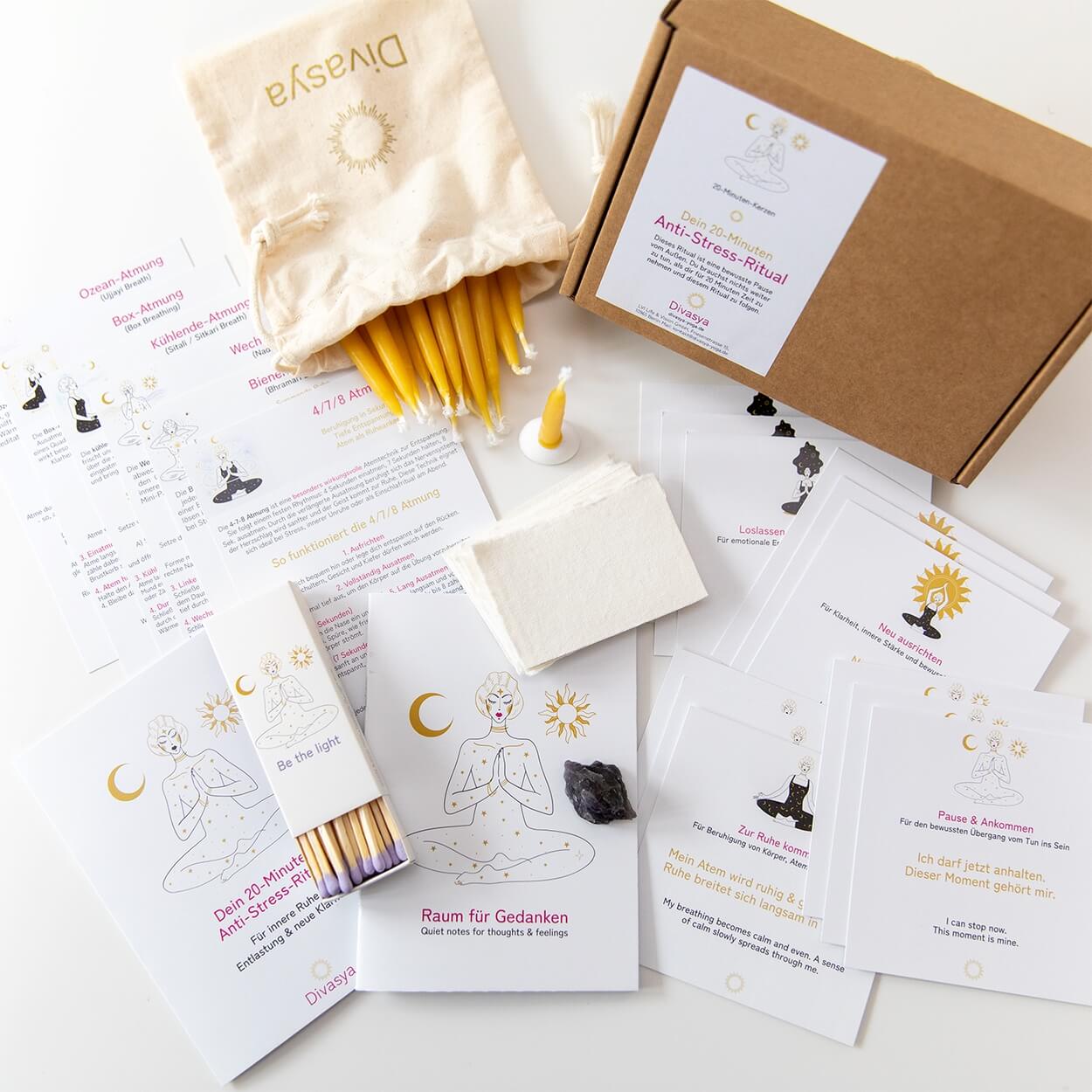 Anti Stress Geschenkset | 20-Minuten Ritual für Ruhe & Entspannung