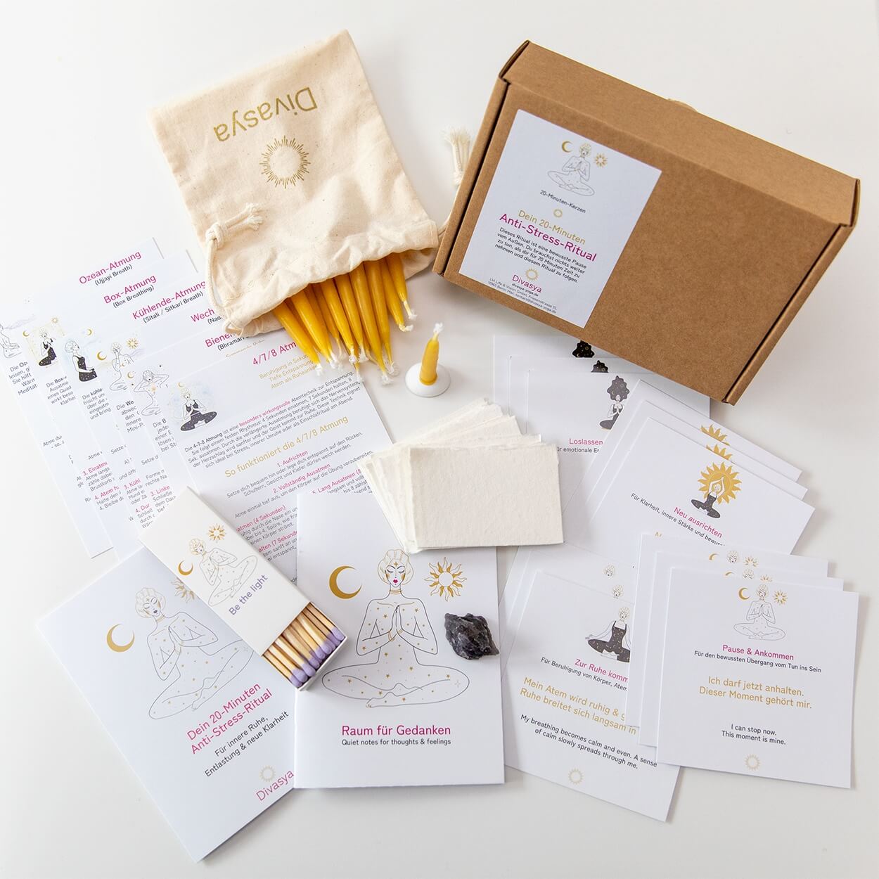 Anti Stress Geschenkset | 20-Minuten Ritual für Ruhe & Entspannung