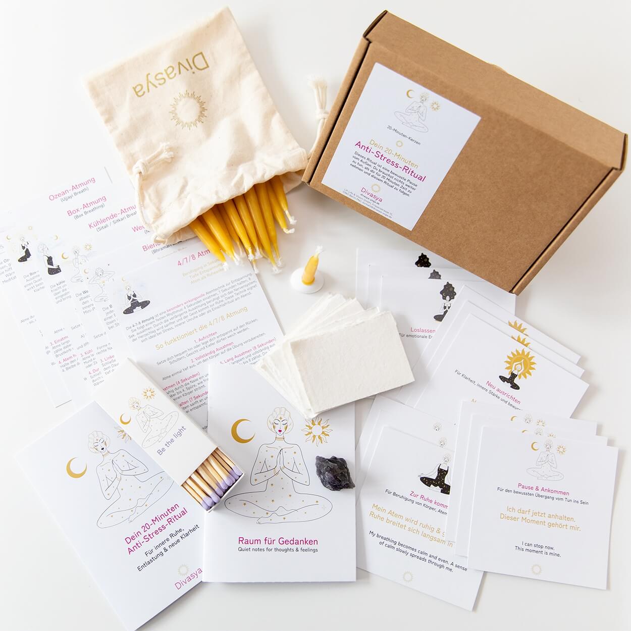 Anti Stress Geschenkset | 20-Minuten Ritual für Ruhe & Entspannung