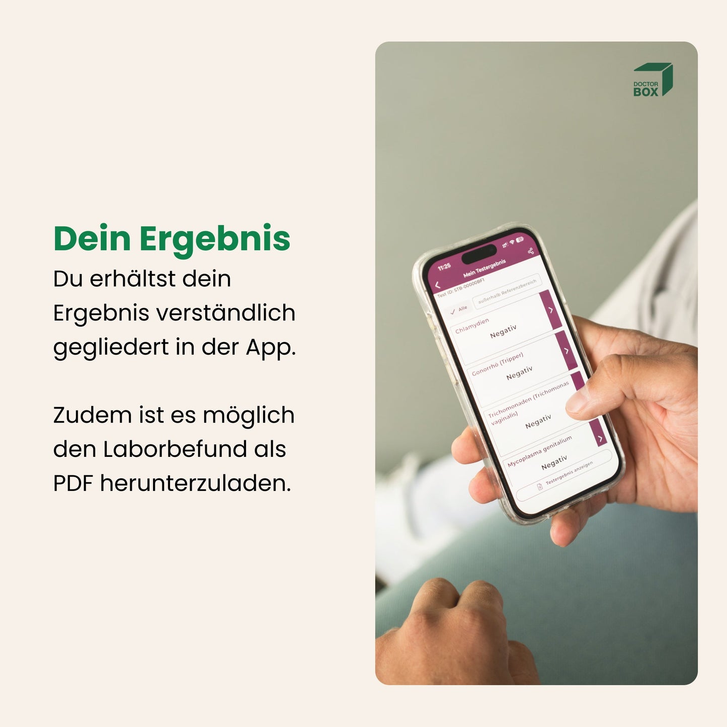 STI Standard Heimtest - Geschlechtskrankheiten-Test