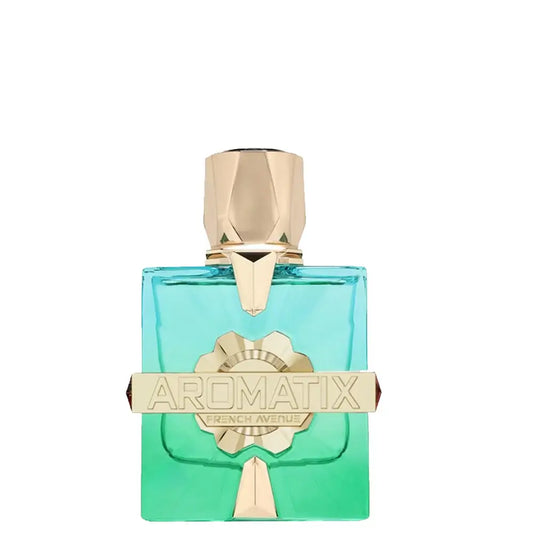 French Avenue Aromatix Sun Kissed Extrait de Parfum 100ml in einer eleganten Flasche, perfekt für den Sommer.