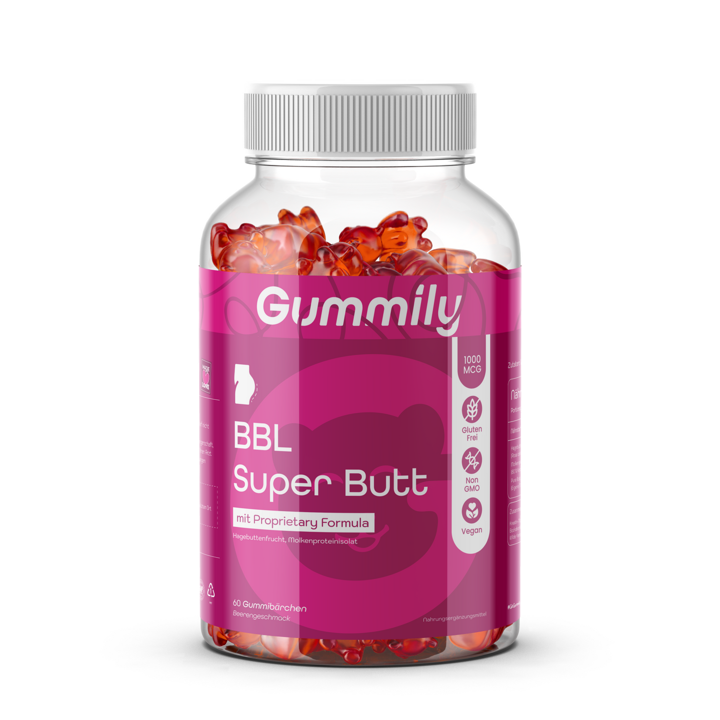 Botanical Beere Gummibärchen mit Hagebutte & Rotklee