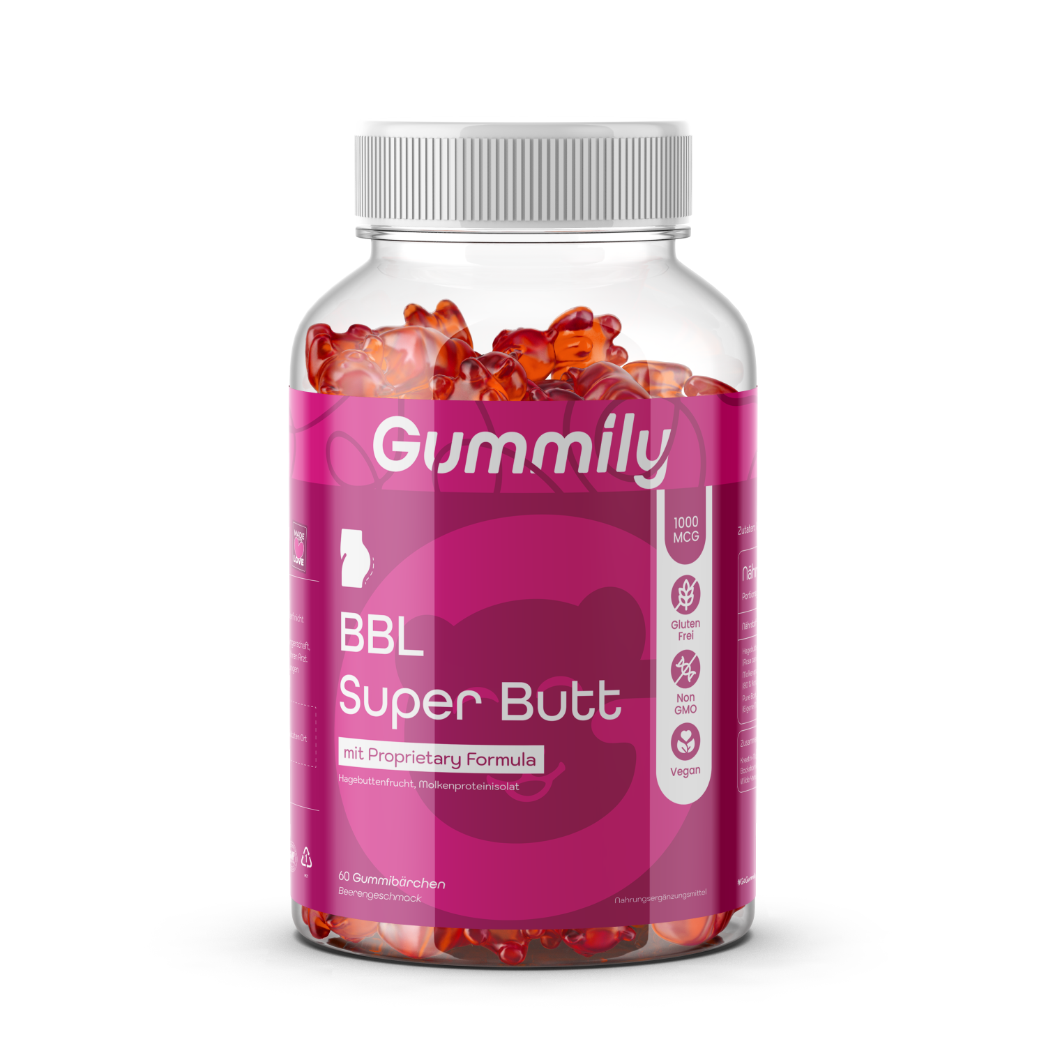 Botanical Beere Gummibärchen mit Hagebutte & Rotklee