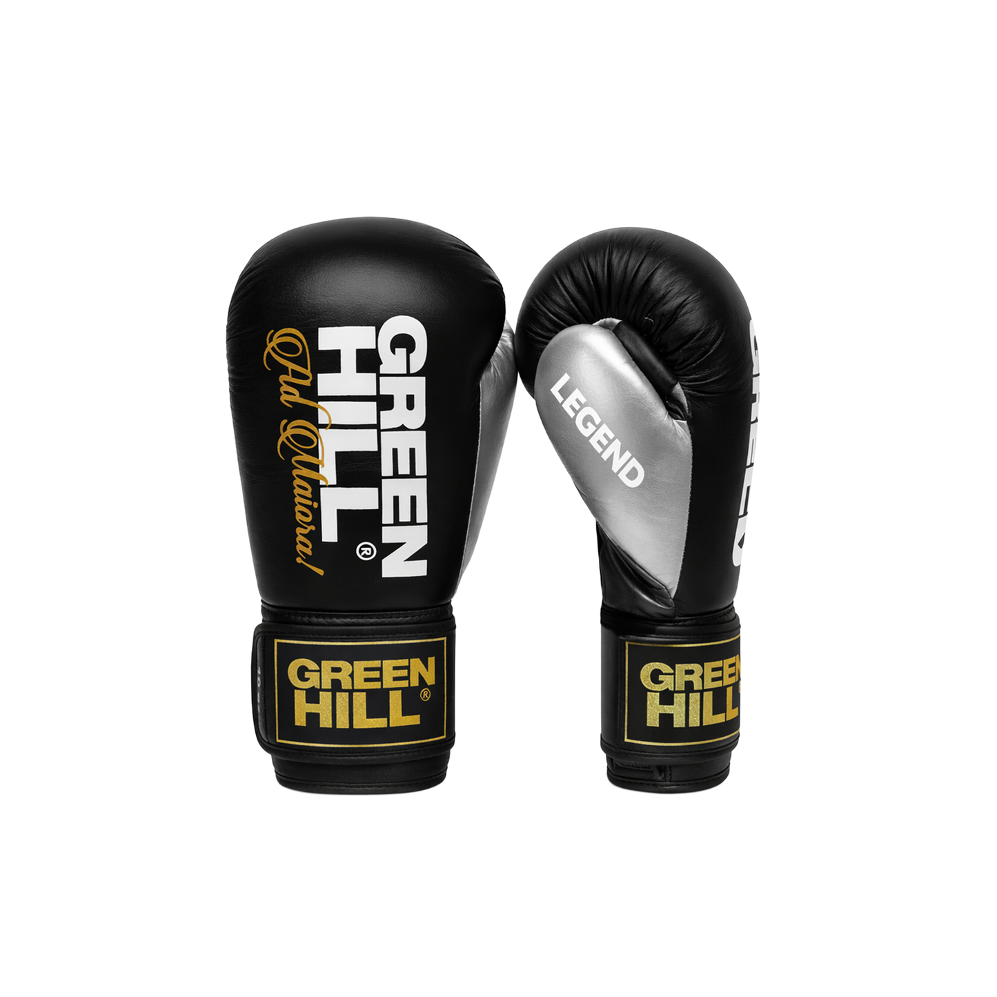 Green Hill LEGEND BLACK Edition Boxhandschuhe mit Gelenkschutz