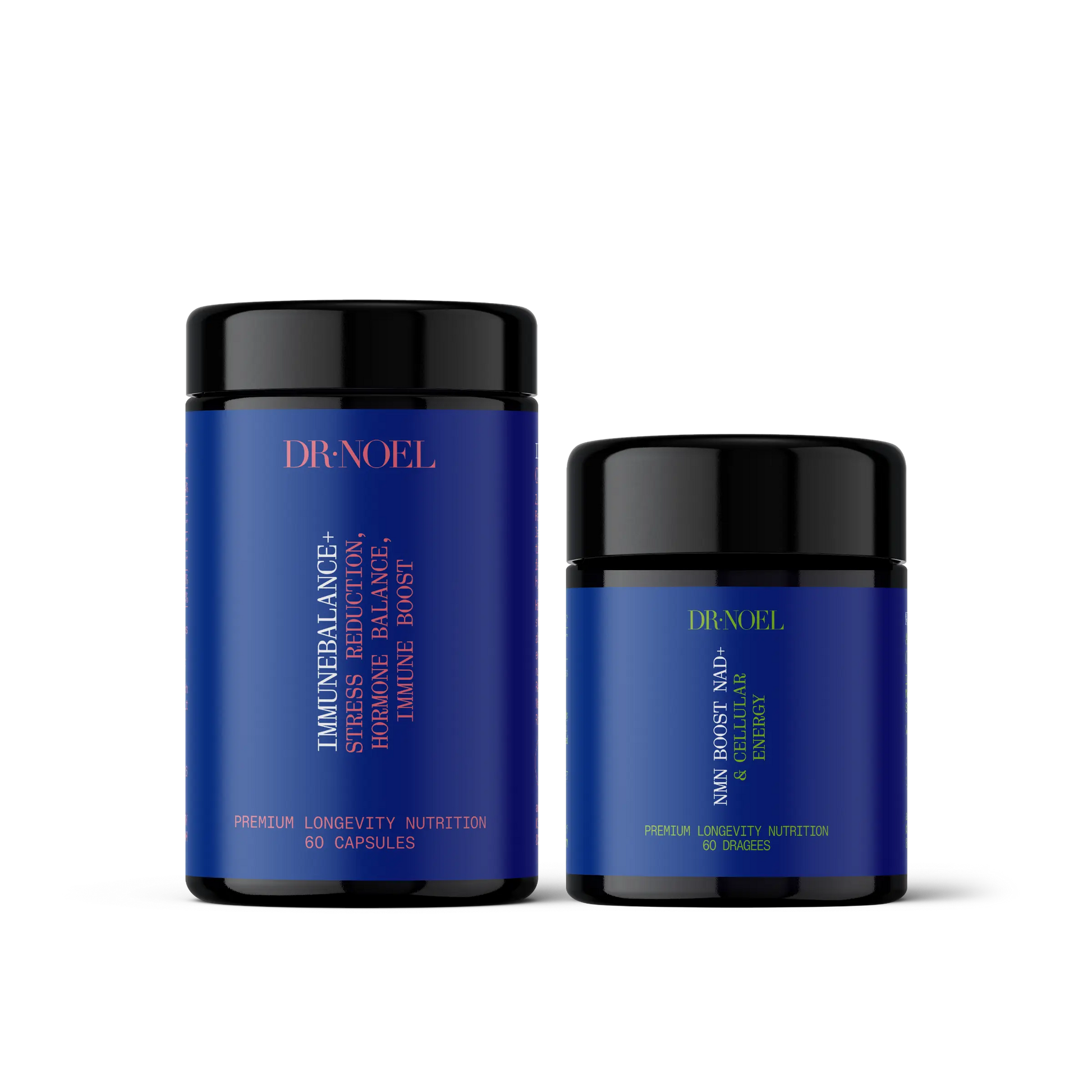 Das Longevity Daily Wellness Bundle von drnoel bietet eine umfassende Lösung für Anti-Aging und Vitalität.