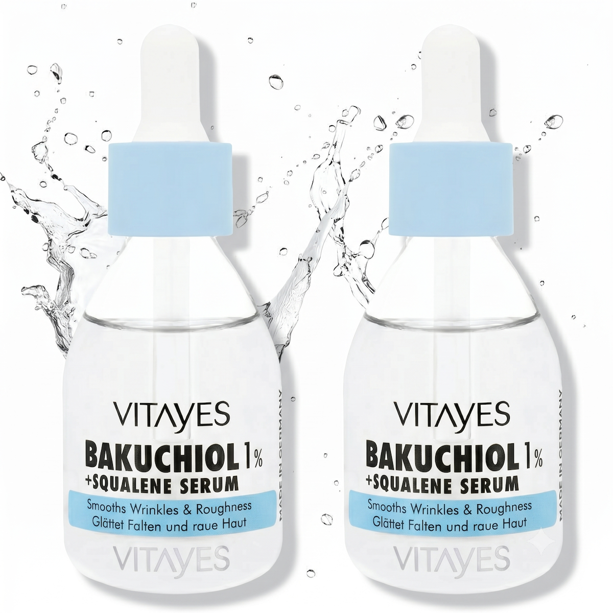 Bakuchiol Serum 1% – Premium Vegan von ekovita – Hochdosiert