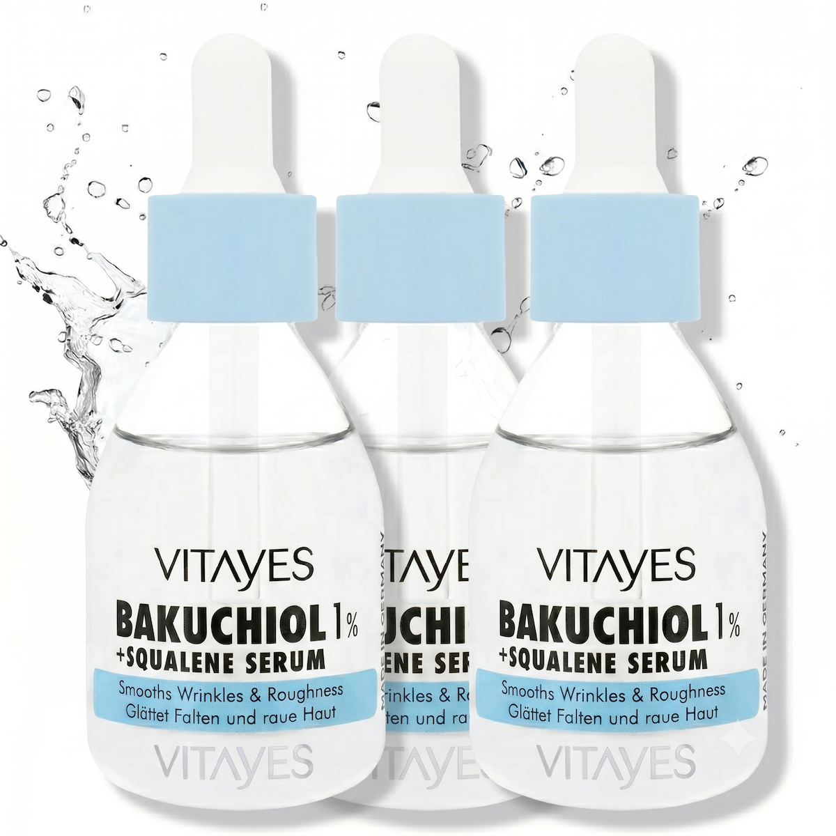 Bakuchiol Serum 1% – Premium Vegan von ekovita – Hochdosiert
