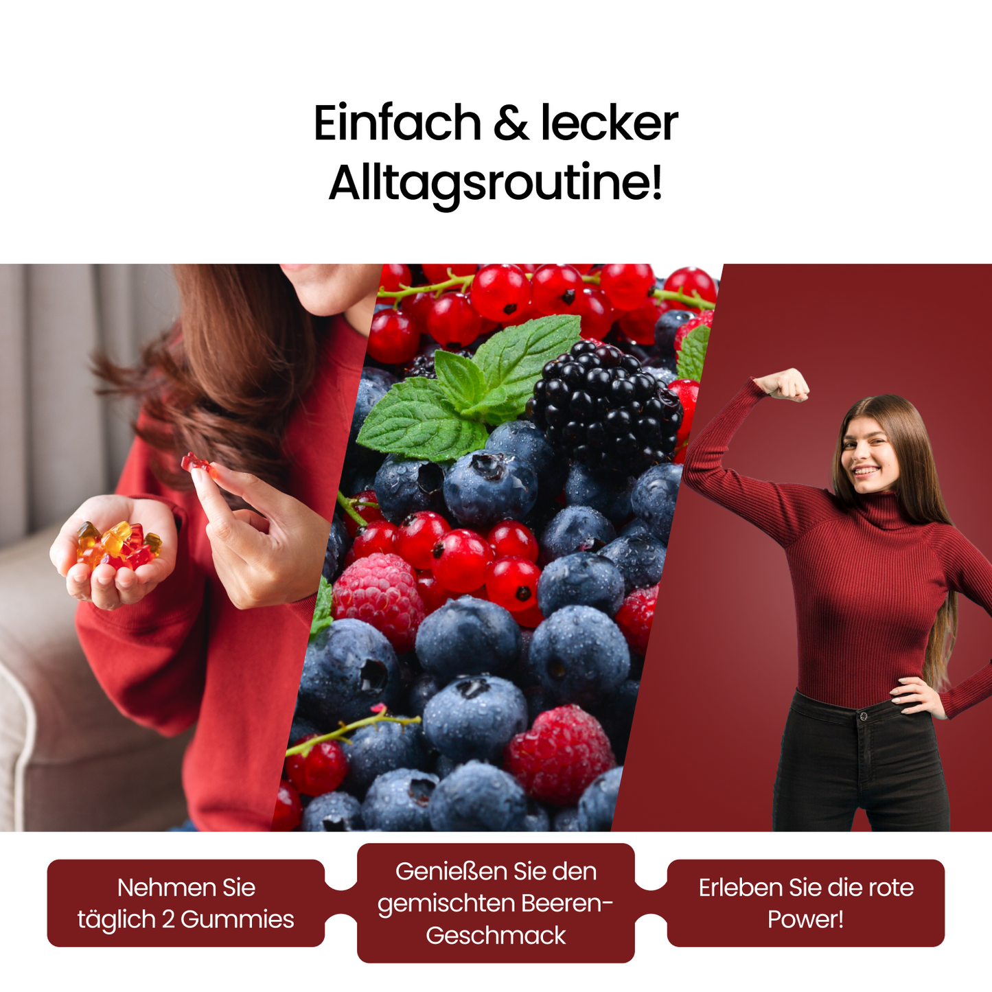 Rote Bete & Traubenkern Gummibärchen – vegan, Beere
