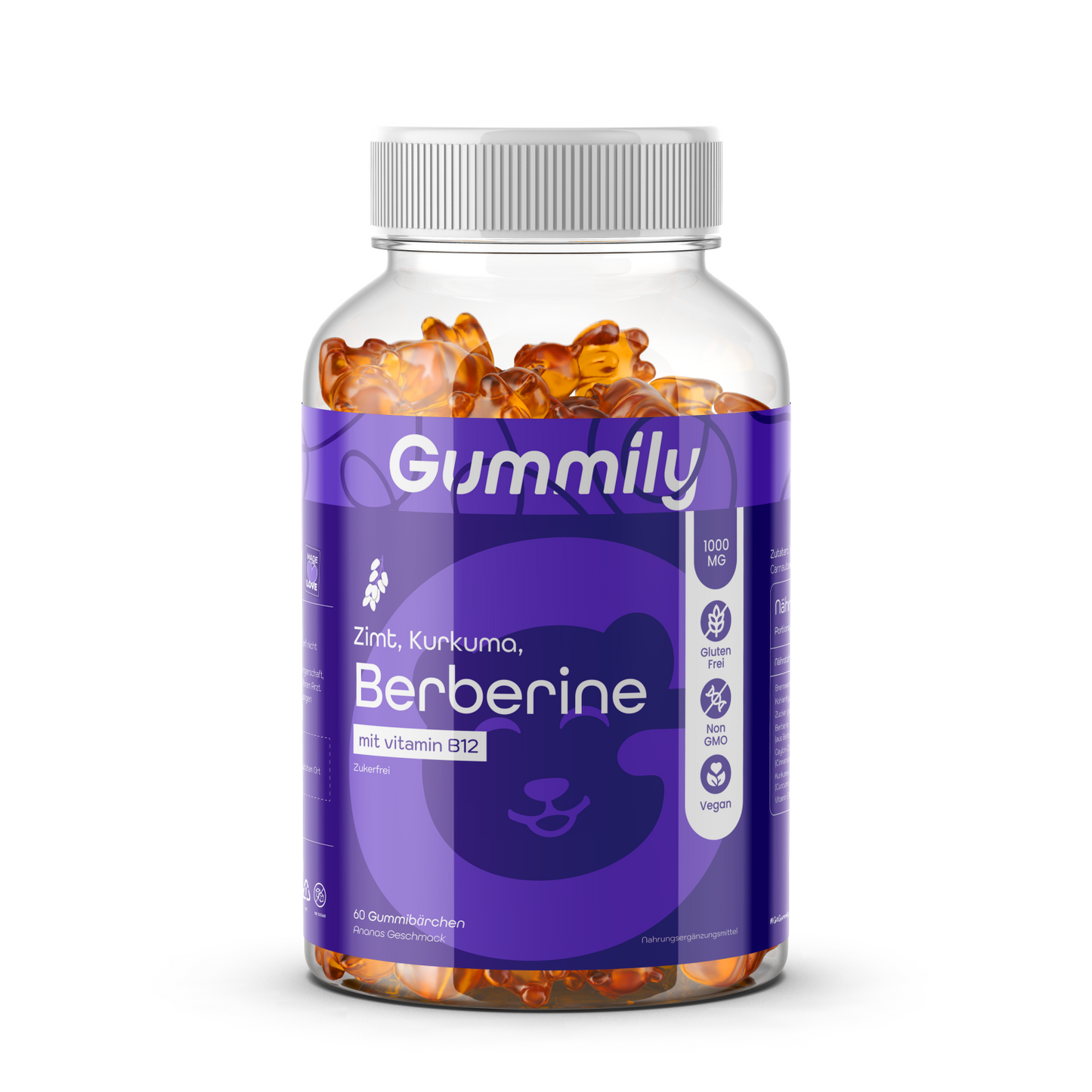 Berberin Gummibärchen mit Kurkuma & Zimt – mit Vitamin B12