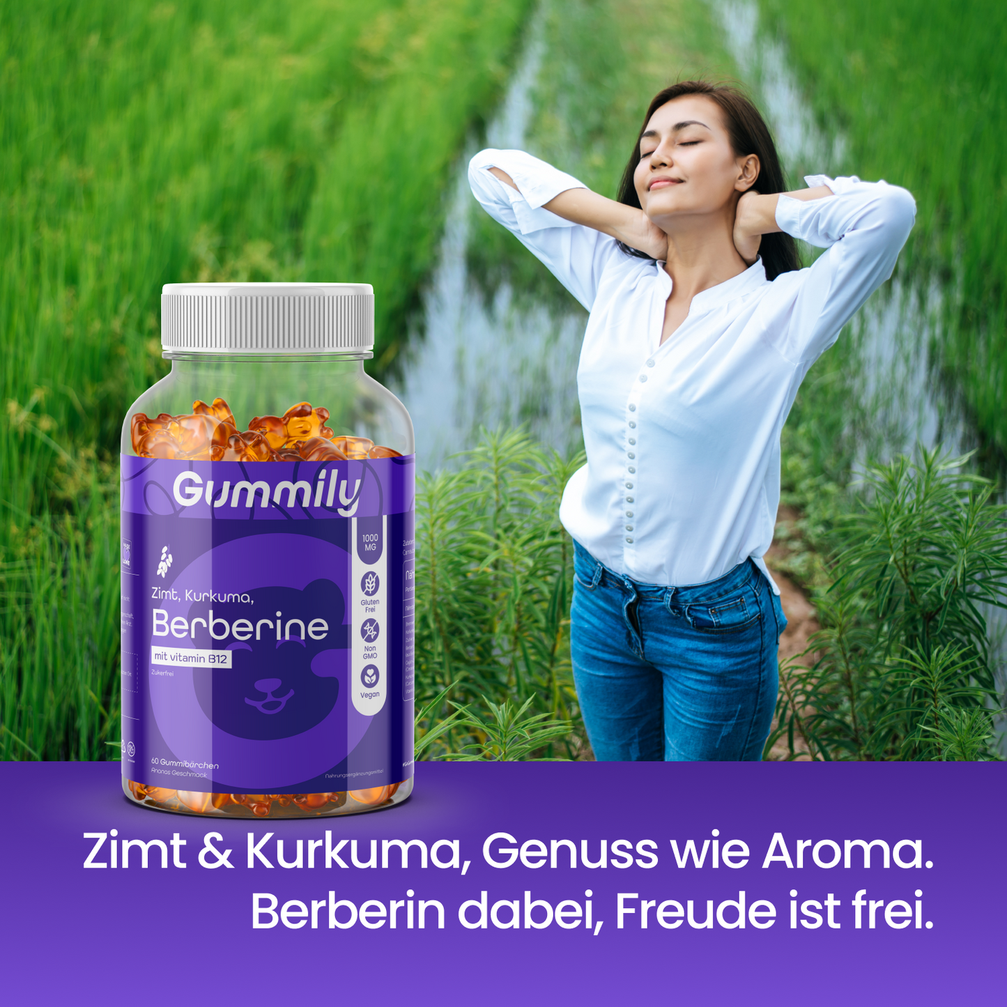 Berberin Gummibärchen mit Kurkuma & Zimt – mit Vitamin B12