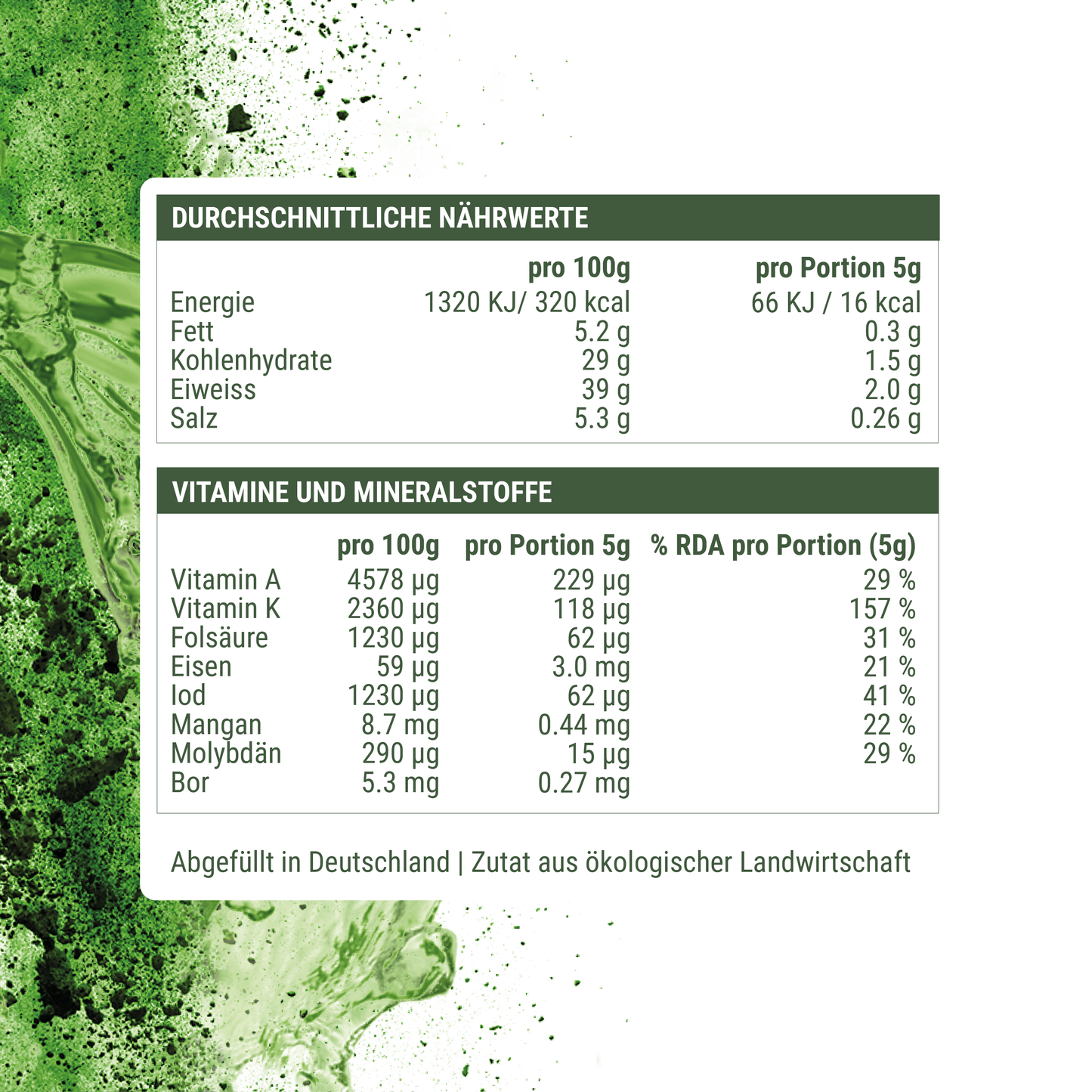 Bio Urweizengras Saftpulver (Kamut® Khorasan)