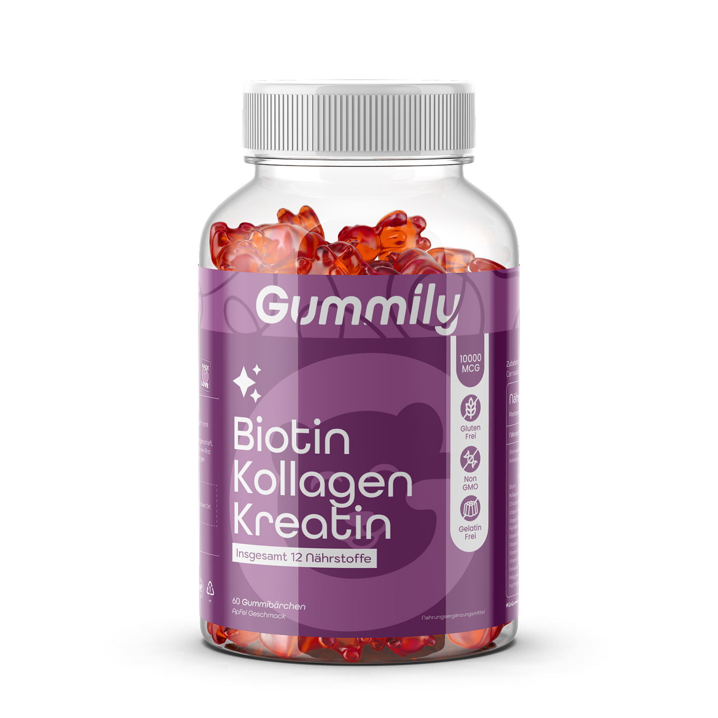 Kollagen & Biotin Gummibärchen – mit hochdosiertem Biotin